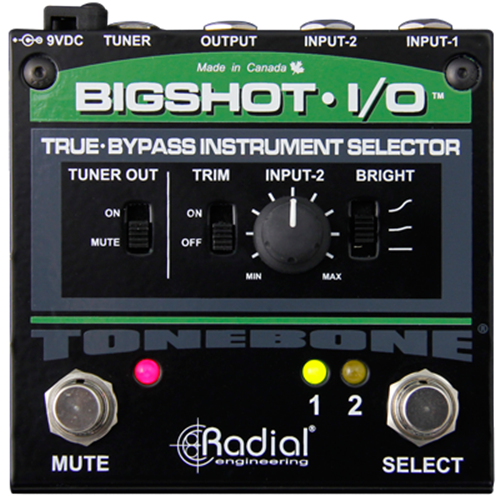 Radial Bigshot I/O True Bypass Instrument Selector