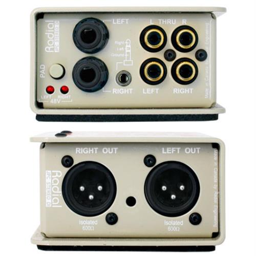 Radial JPC Active stereo PC direct box for sound cards & consumer electronics