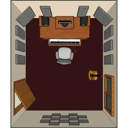 Primacoustic London 12 room kit grey Primacoustic