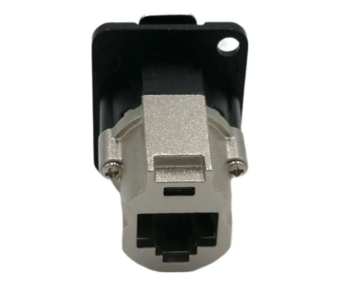 Enova RJ18FB-C6F RJ45 chassis connector Cat6A feed-through Enova
