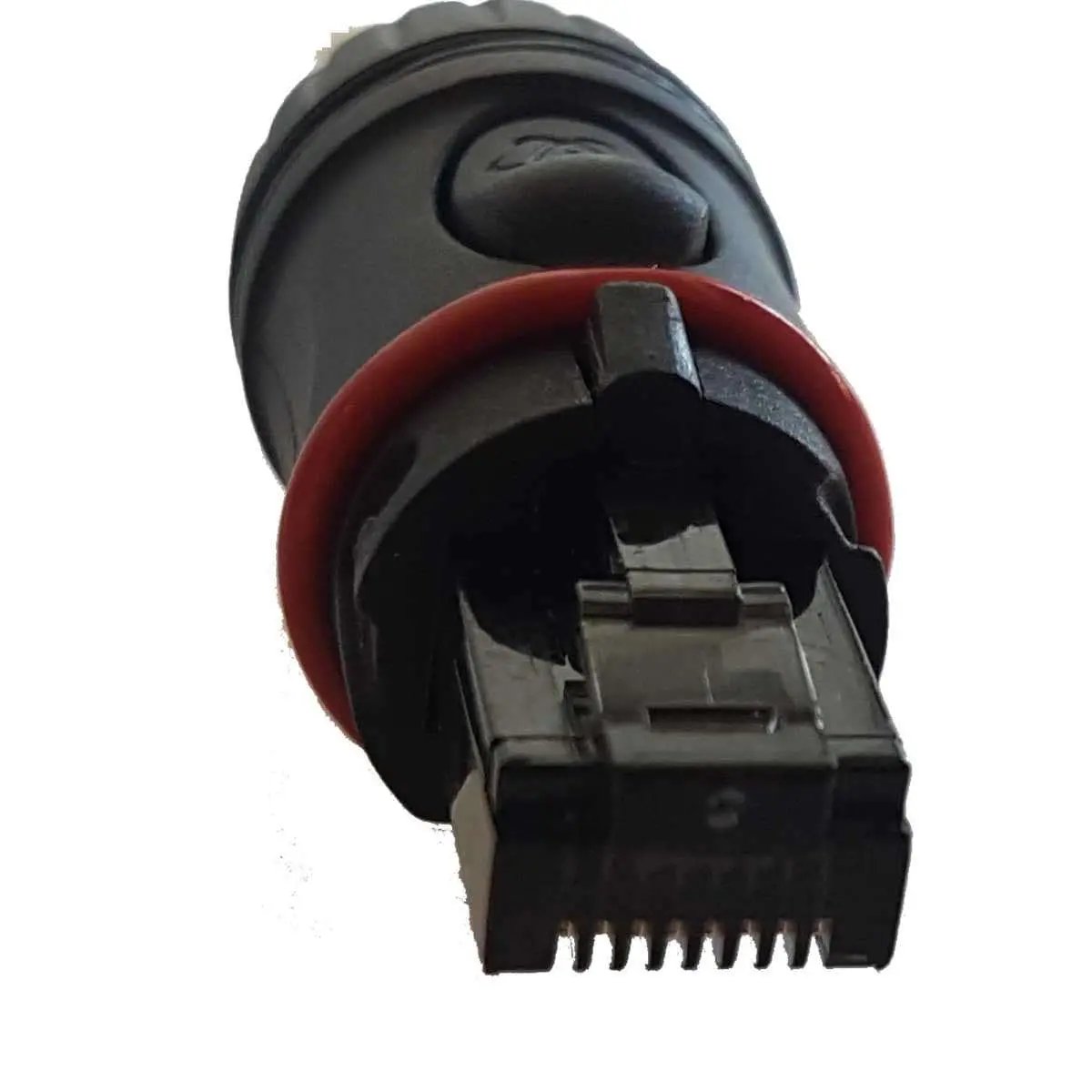 Enova RJ28MB-C5 RJ45 cable connector protection black metal housing Enova