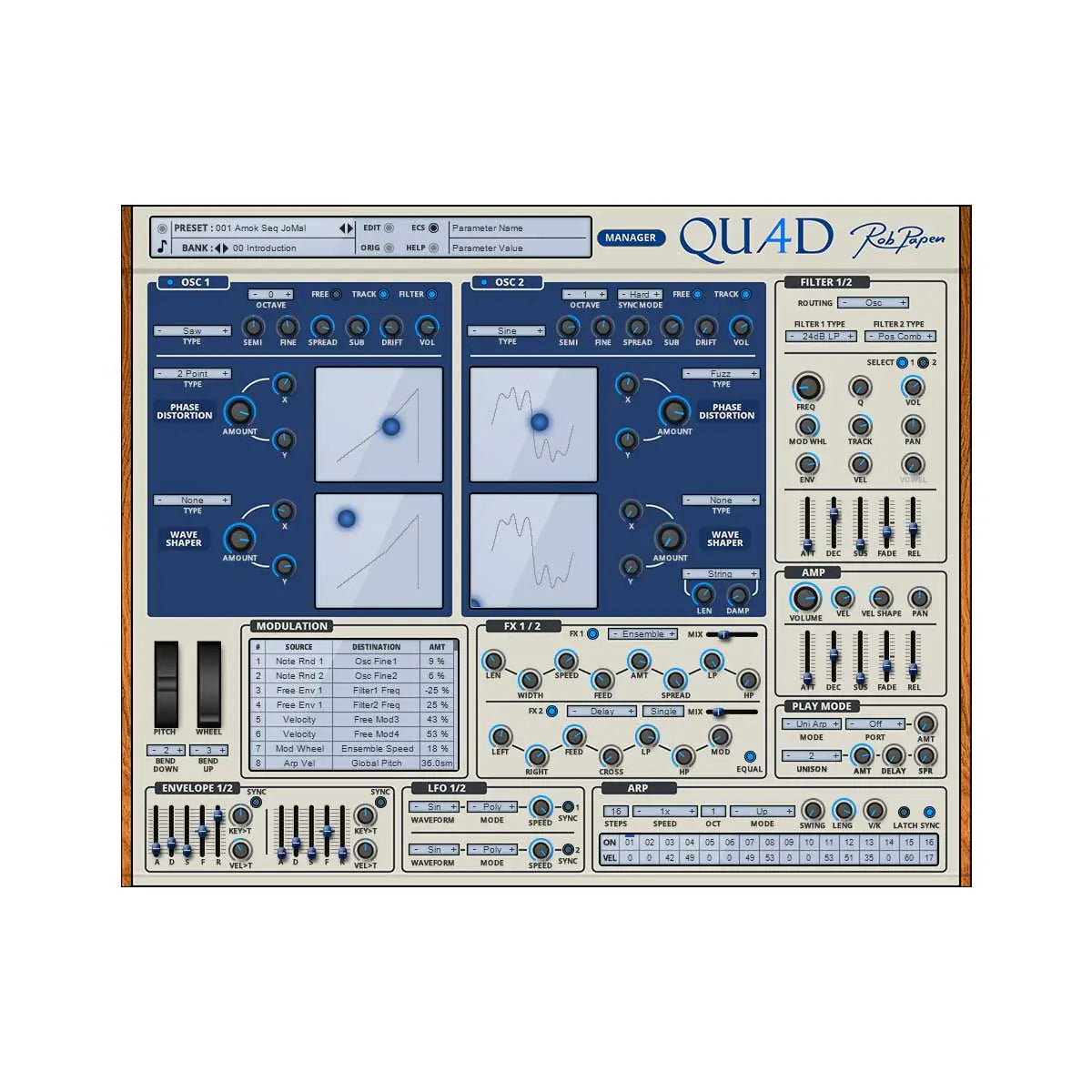 Rob Papen Quad (Serial Nr + Download) Rob Papen