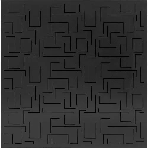 Sonitus Decosobernatur Maze 8 Ebony 60*60*8 CM. ( 6 per carton) Sonitus