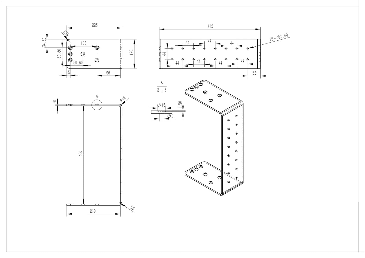 Precision Speaker Bracket for Kali Audio SM-5 Studio Monitor