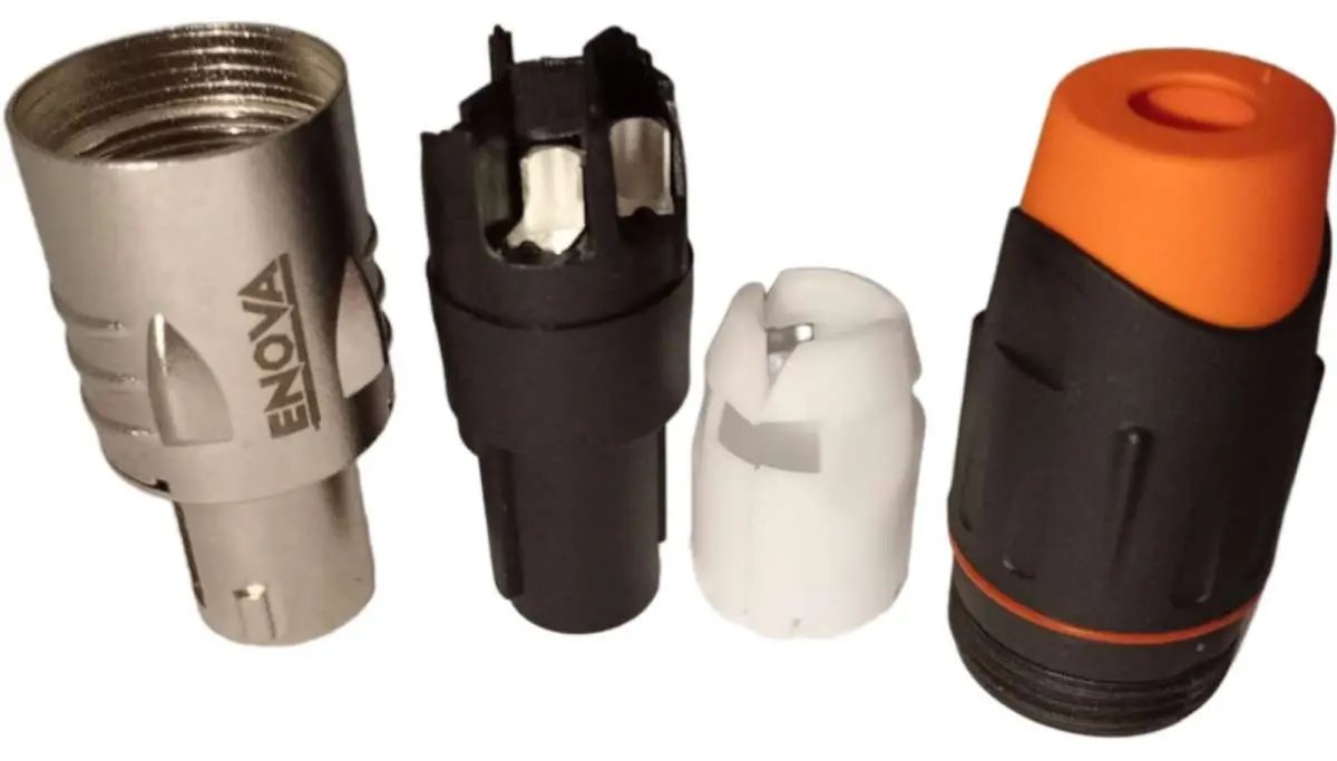 Enova SP24FN Speaker connector 4 pin, metal housing female 40 amps Enova