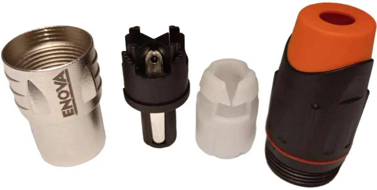 Enova SP24MN Speaker connector 4 pin, metal housing male 40 amps Enova