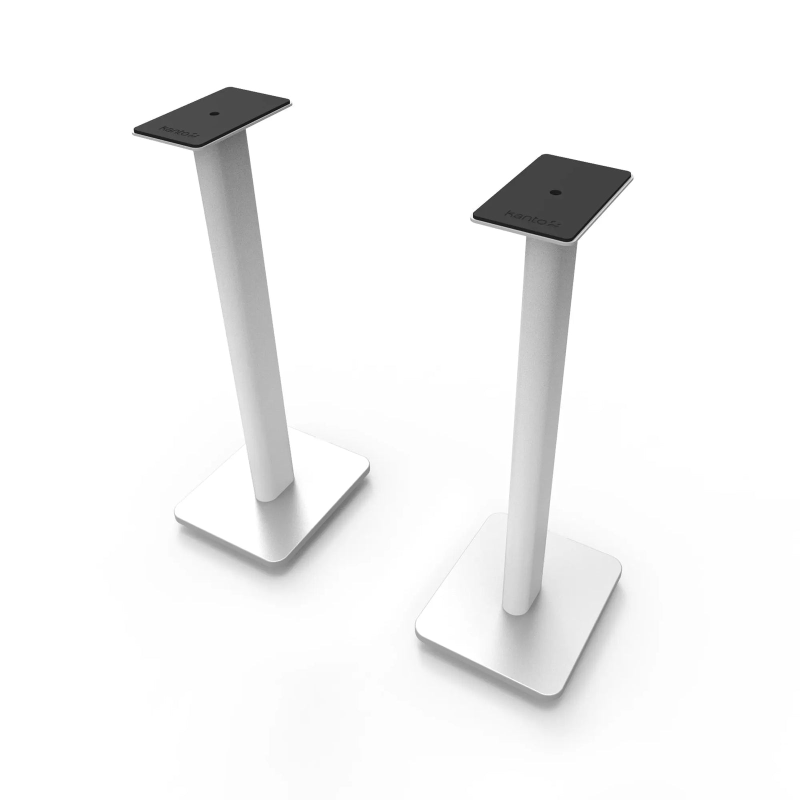 Kanto SP26PLW 26" Tall Bookshelf Speaker Floor Stands - Pair, White Kanto