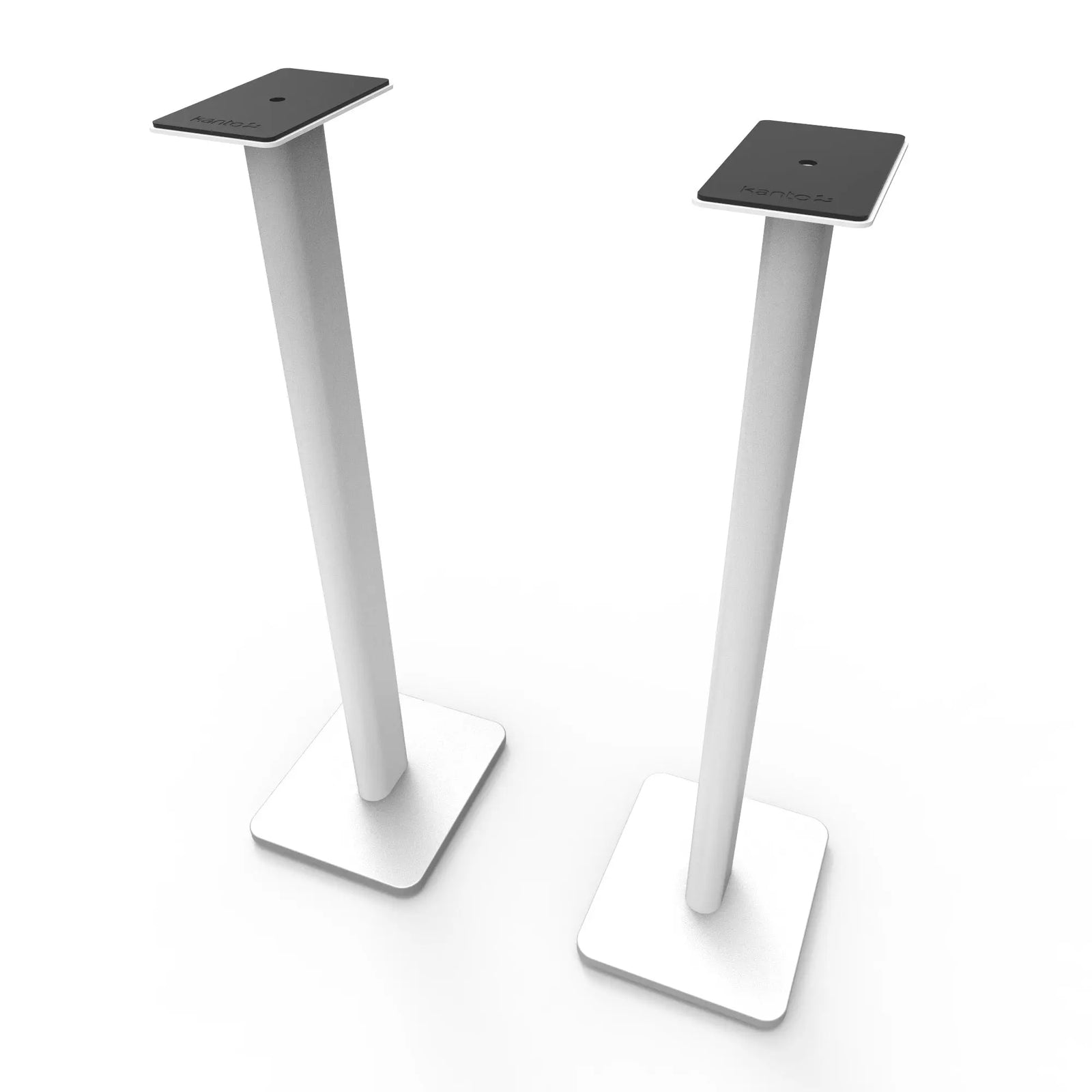 Kanto SP32PLW 32" Tall Bookshelf Speaker Floor Stands - Pair, White Kanto