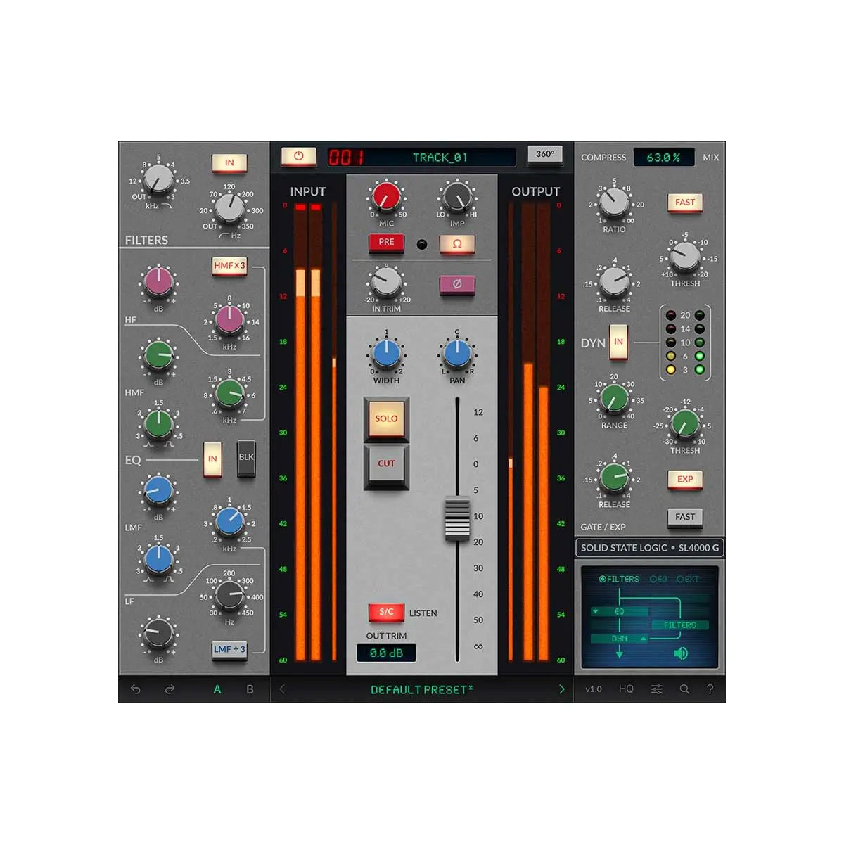 SSL 4K G Channel Strip Plug-In (Digital Download)