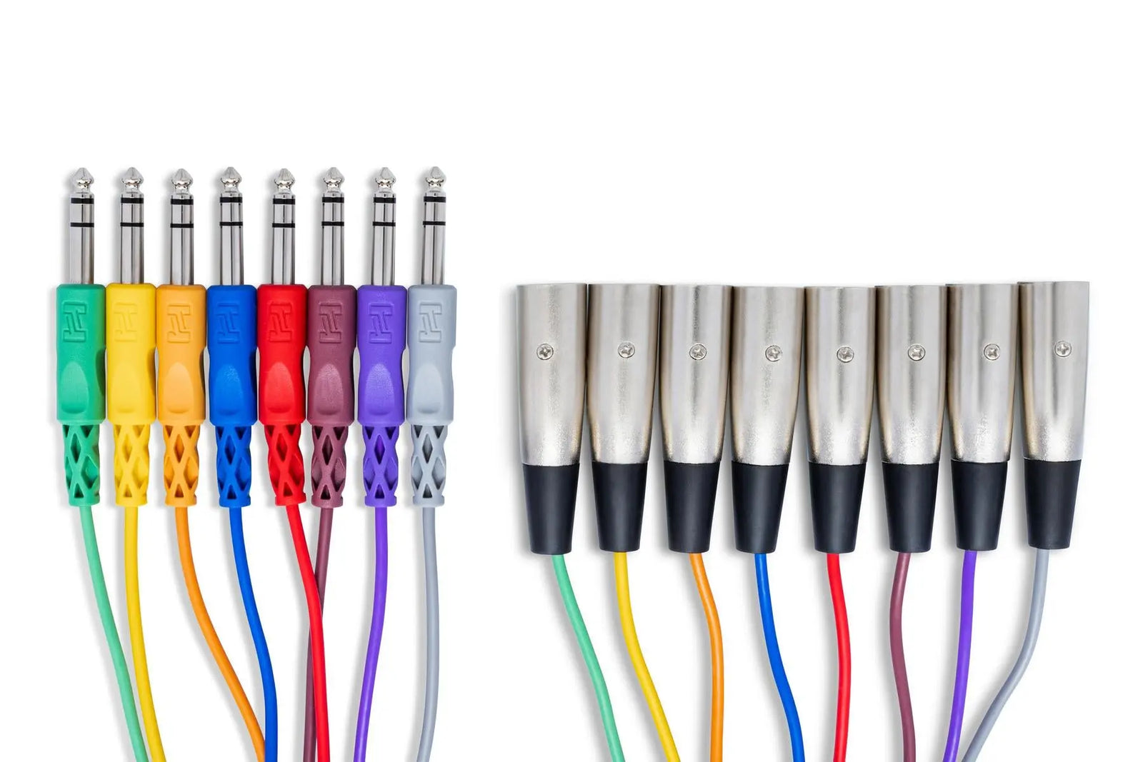 Hosa STX803M Balanced Snake, 1/4 in TRS to XLR3M, 3 m