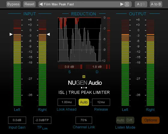 NUGEN ISL w DSP Extensionk for Pro Tools HDX (Serial Nr + Download) NUGEN Audio