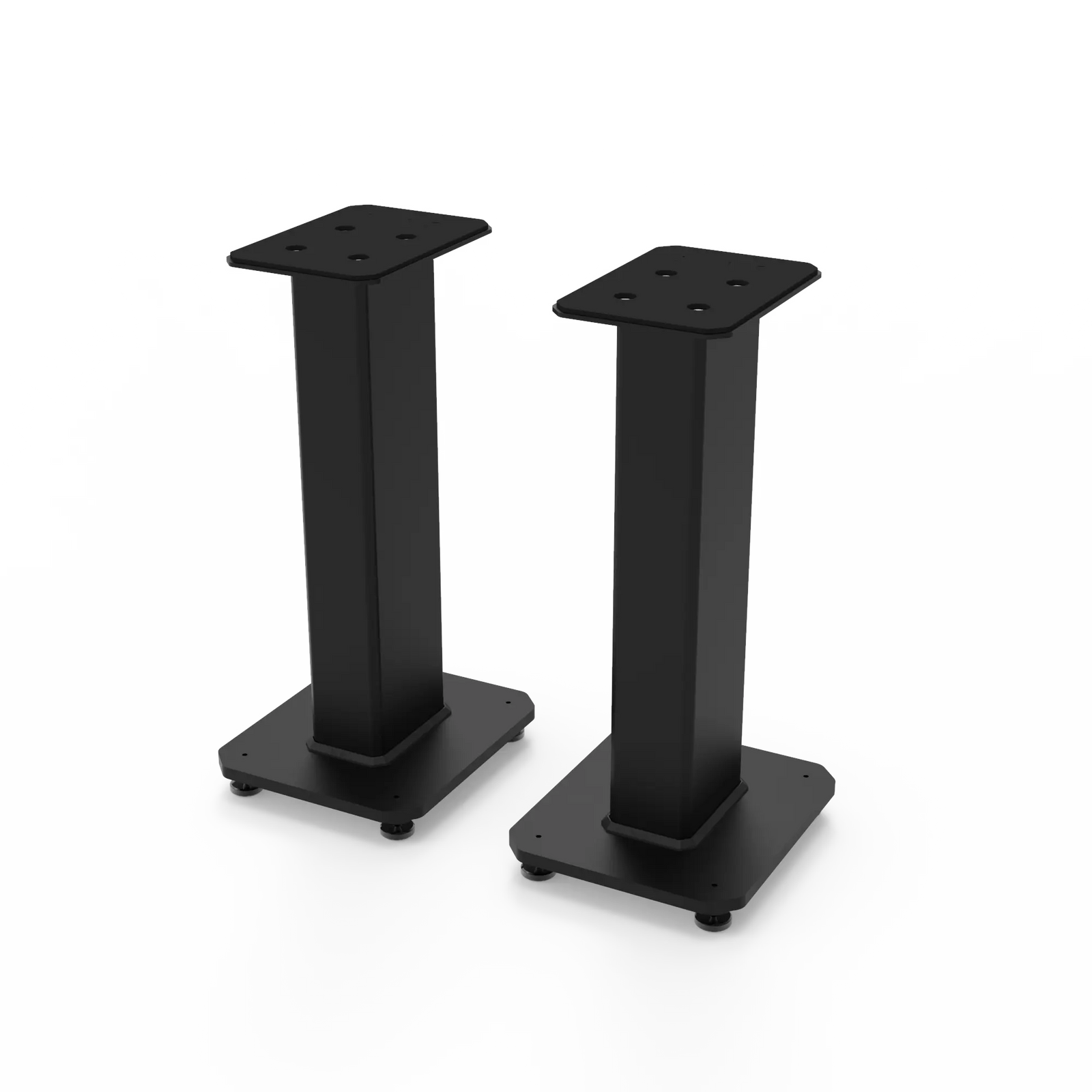 Kanto SX22 22" Tall Fillable Speaker Stands with Isolation Feet - Pair, Black Kanto
