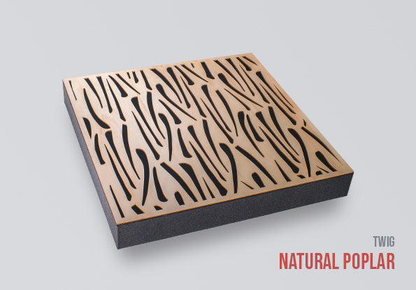 Sonitus Decosorber Natur Twig Natural Poplar ( 60*60*8) (MC6) Decosorber Natur Twig Natural Poplar ( 60*60*8) (MC6)