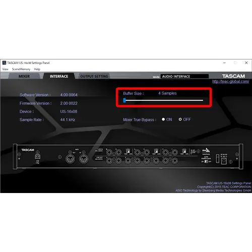 Tascam US-16X08 Audio interface TASCAM