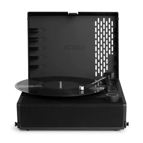 Victrola Revolution GO Portable Record Player, Black