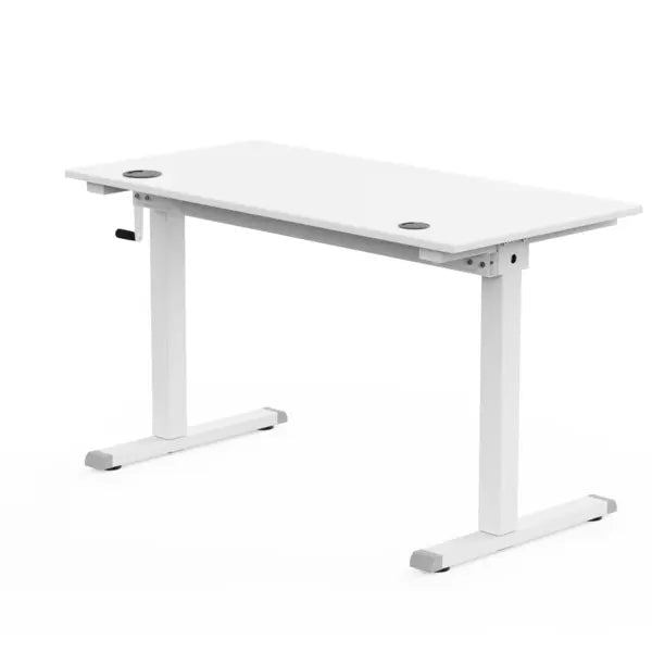 Backbone City Desk Height Adjustable Desk Sit/Stand Desk with Side Crank (120cm x 60cm) Backbone
