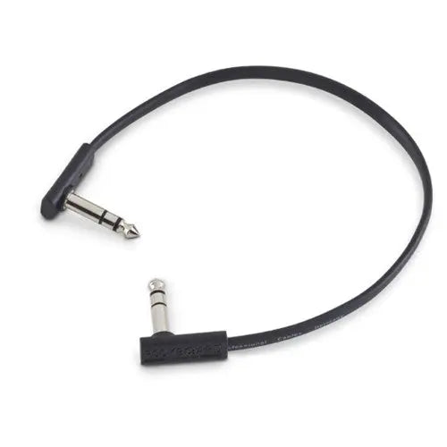 RockBoard Flat TRS Cable 30cm Black