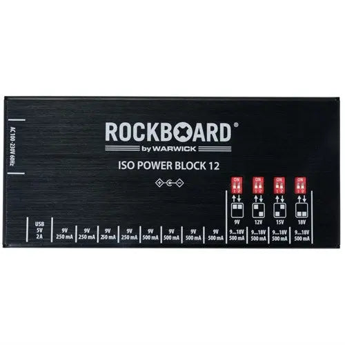 RockBoard ISO Power Block V12 IEC - Isolated Multi Power Supply Rockboard