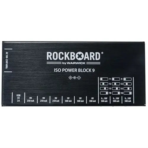 RockBoard ISO Power Block V9 IEC - Isolated Multi Power Supply Rockboard