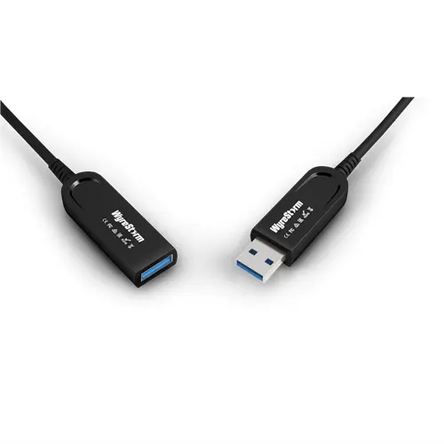 Wyrestorm USB active optical cable 15M supports USB 3.2 gen 2 ,10Gbps Plenum,FTR & CPR rated Wyrestorm