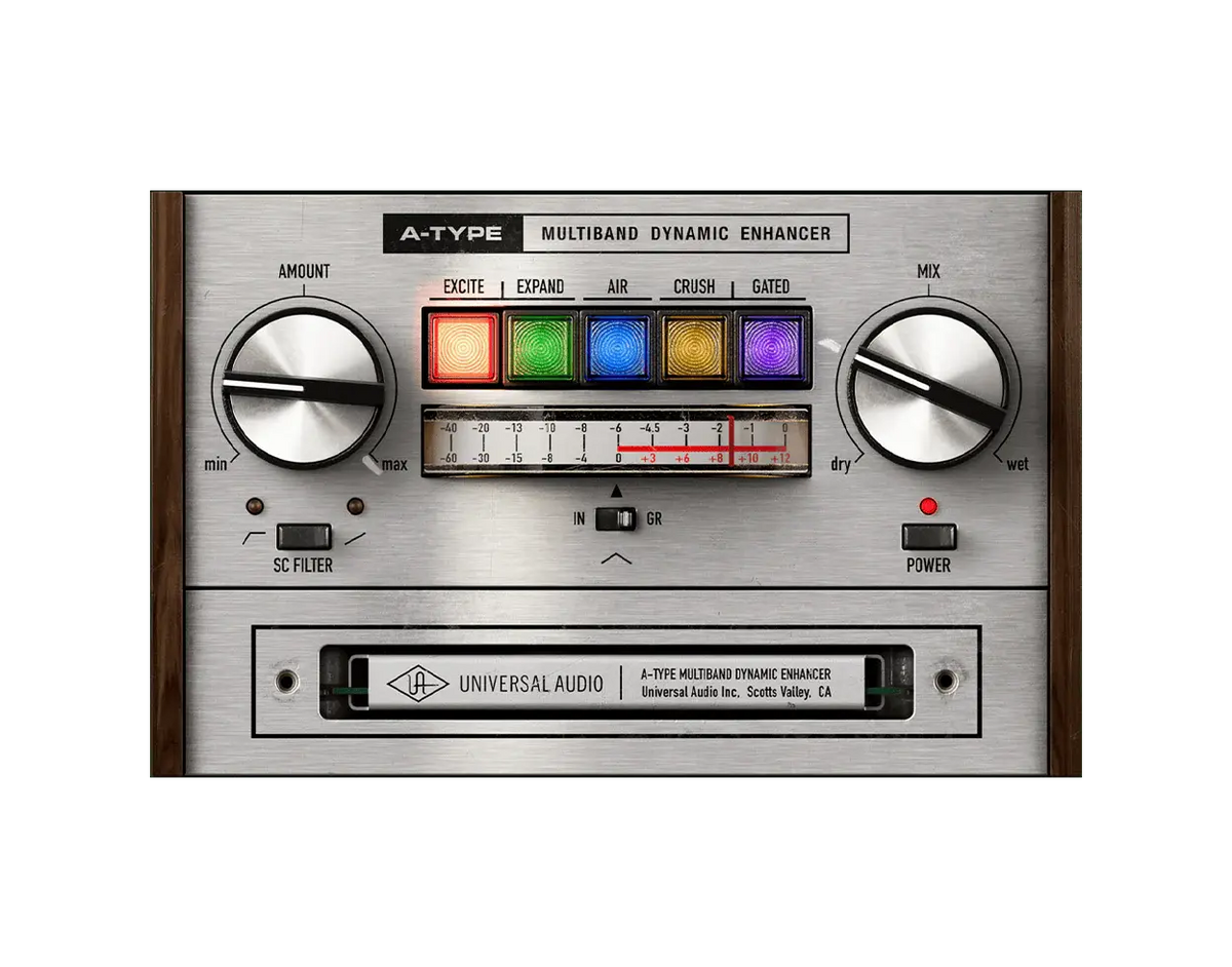 Univeral Audio UAD A-Type Multiband Dynamic Enhancer Plug-In (Serial Nr + Download) - Koala Audio