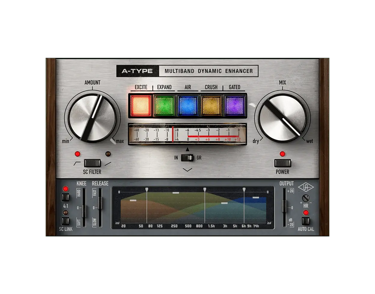 Univeral Audio UAD A-Type Multiband Dynamic Enhancer Plug-In (Serial Nr + Download) - Koala Audio