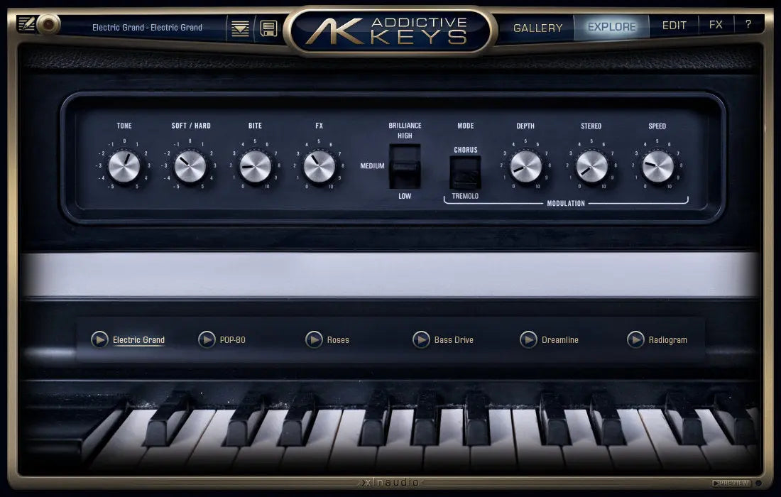 Addictive Keys: Electric Grand (Serial Nr + Download) XLN Audio