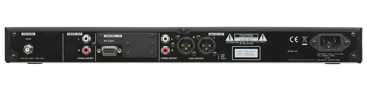 TASCAM CD-400UDAB CD/SD/USB Player with Bluetooth® receiver and FM/AM tuner Koala Audio