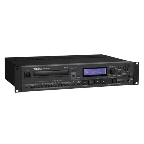 Tascam CD-6010 2U rack-mountable CD player for Broadcasters TASCAM