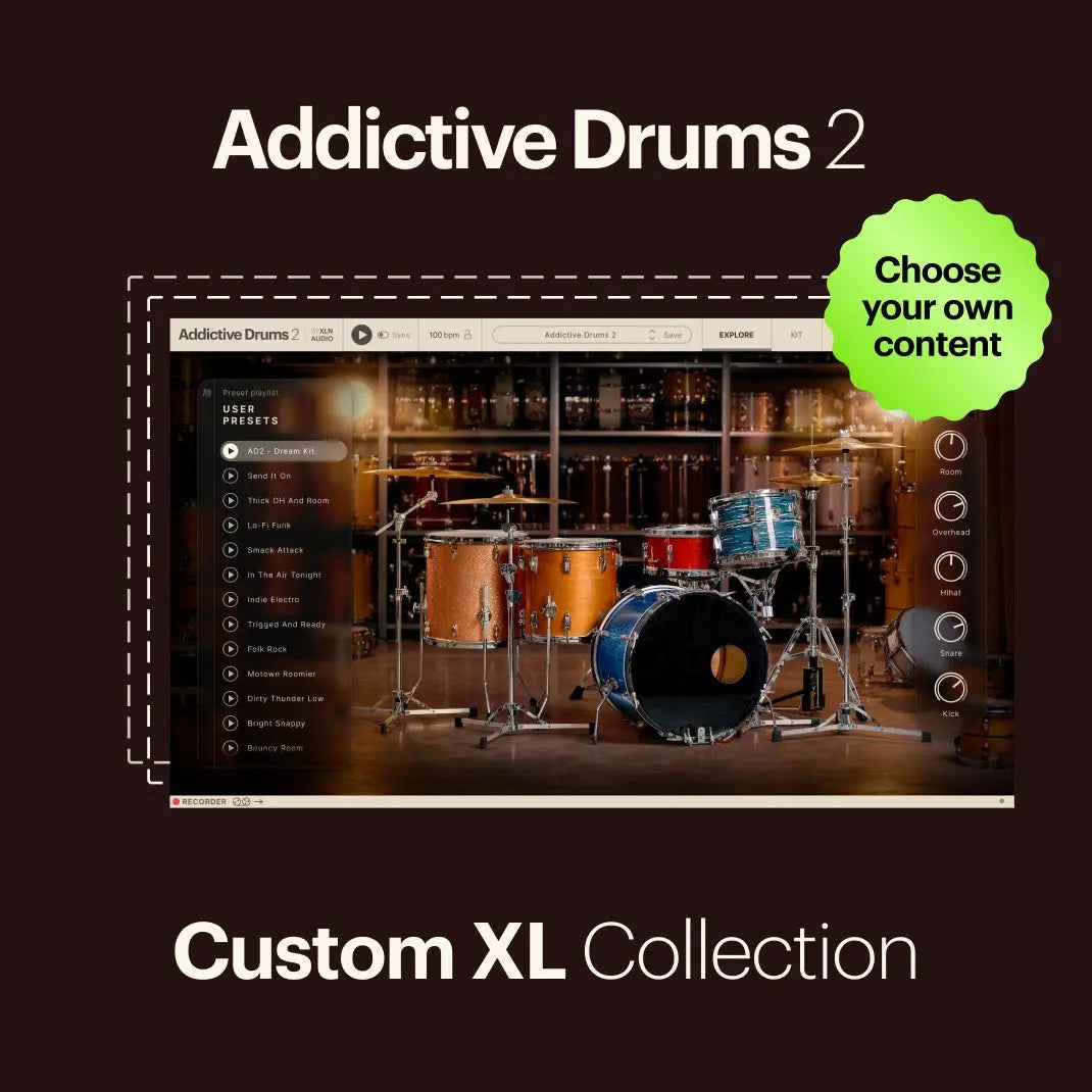 XLN Audio Addictive Drums 2: Custom XL Collection (Serial Nr + Download) XLN Audio