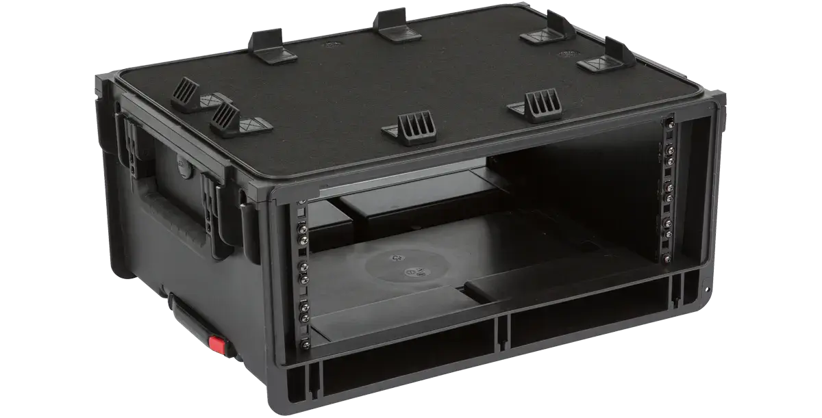 SKB 1SKB-ISF4U Injection Molded 4U Studio Flyer Rack Case SKB