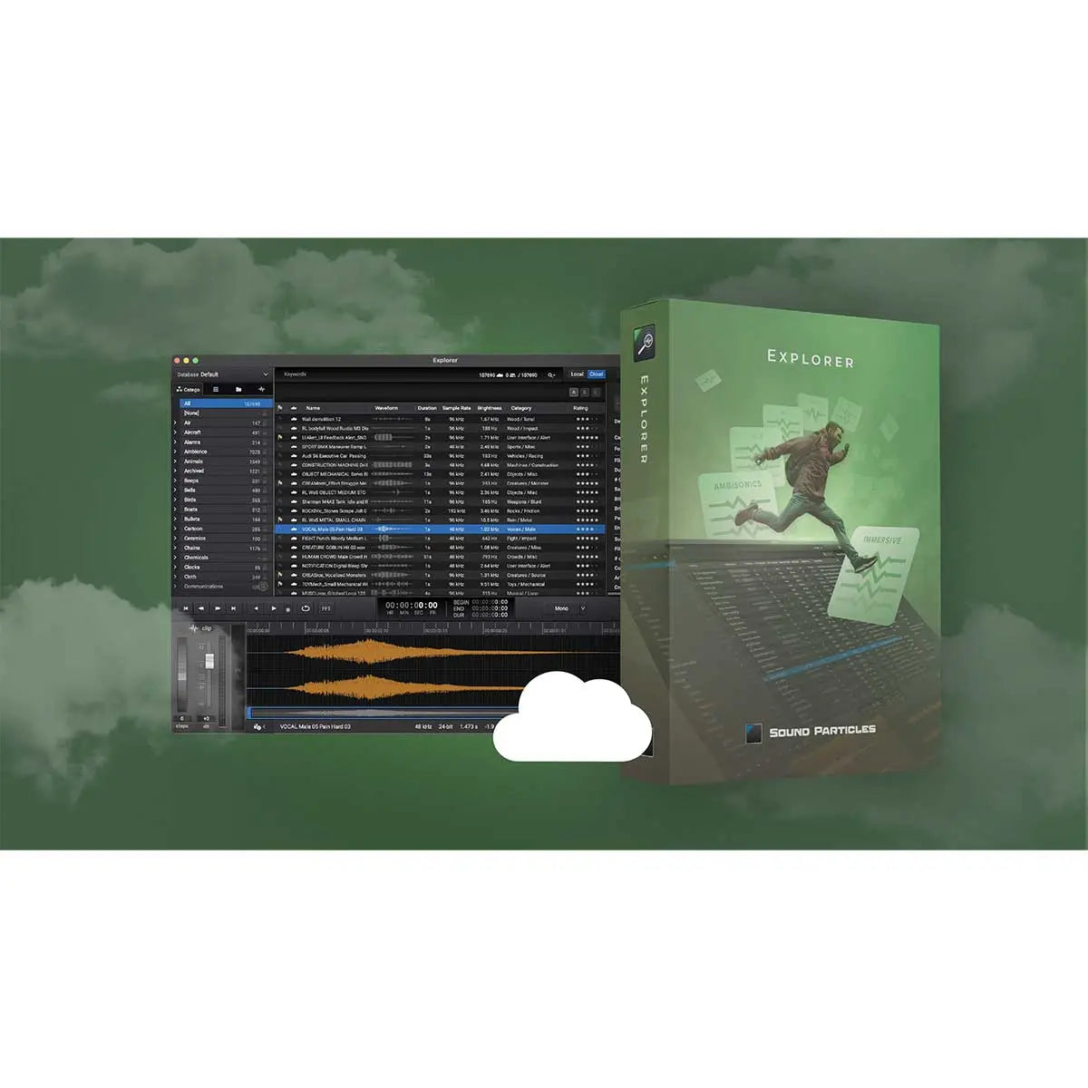 Sound Particles SFX Cloud - 1 Year Subscription Sound Particles