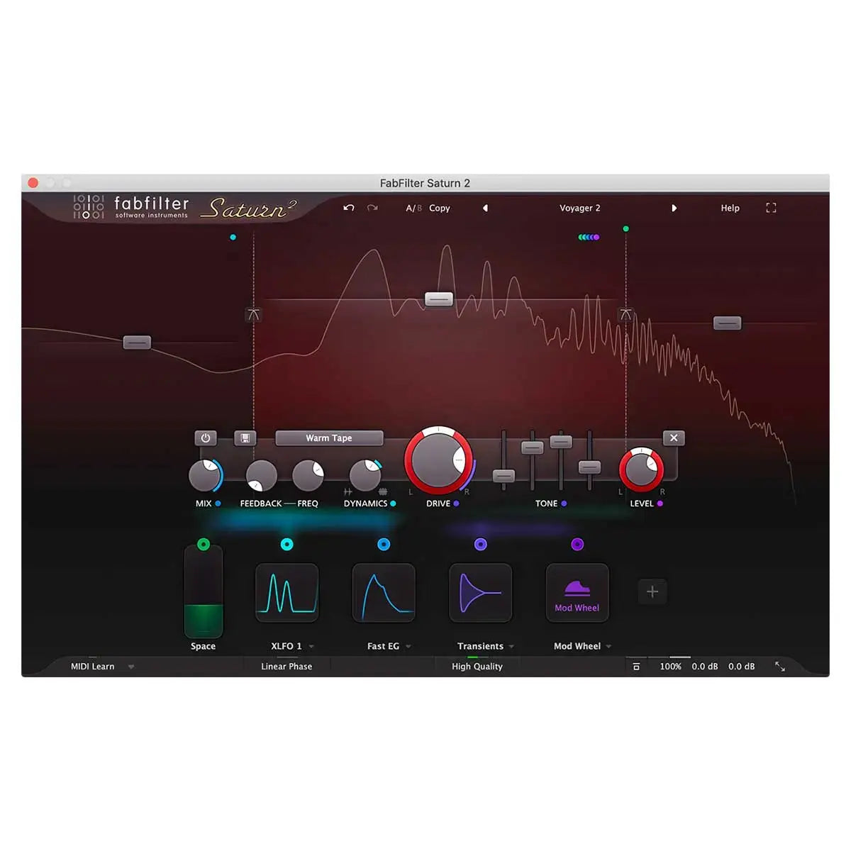 FabFilter Saturn 2 Distortion & Saturation Plug-In (Serial Nr + Download)