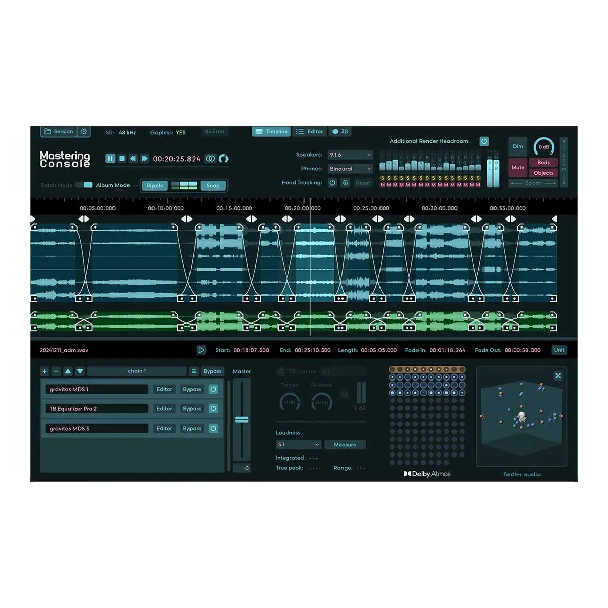 Fiedler Audio Mastering Console V2 (Digital Download) Fiedler Audio