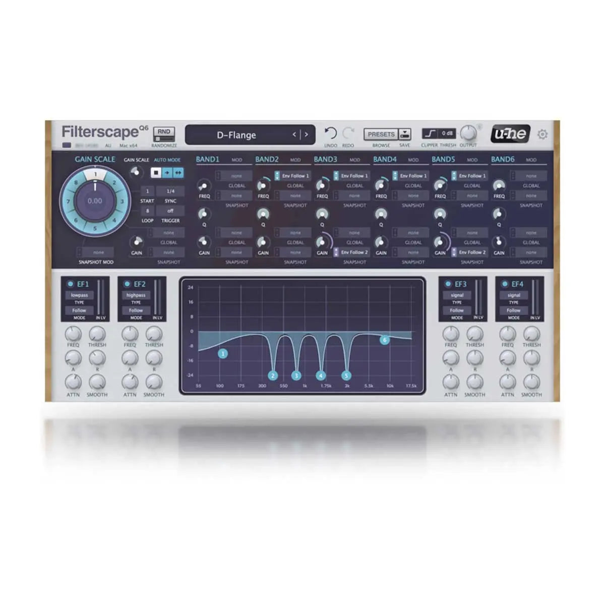 u-He Filterscape 1.5 Morphing EQ Plug-In (Serial nr + Download) U-He
