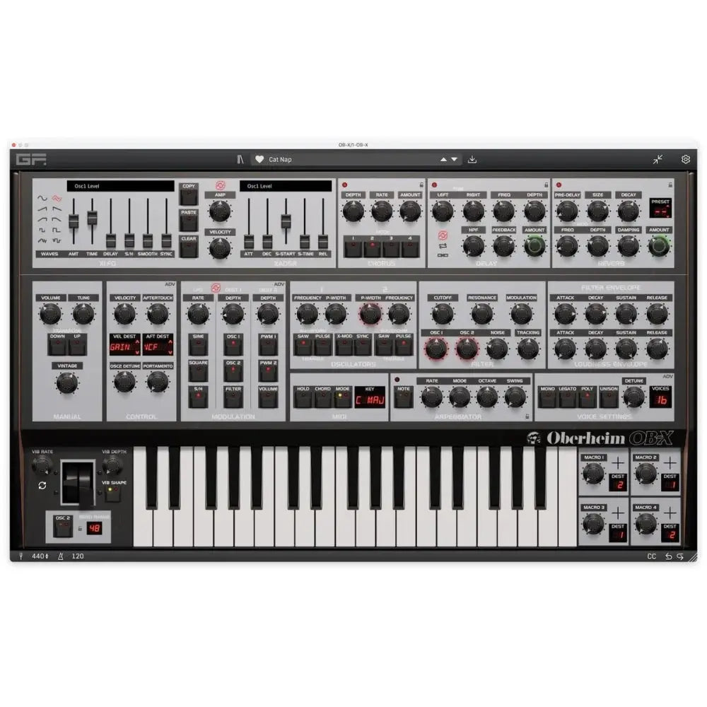 G-Force Oberheim OB-X (Serial Nr + Download)