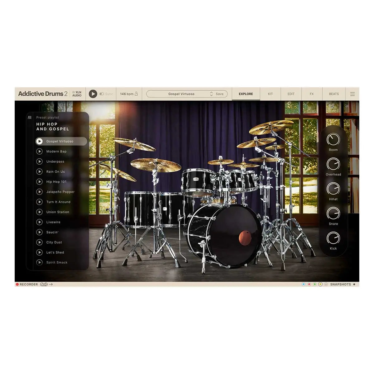 XLN Audio Addictive Drums 2: Hip Hop and Gospel Expansion (Digital Download) XLN Audio
