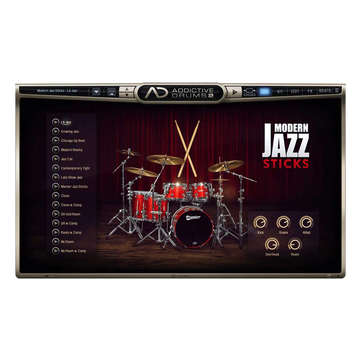 XLN Audio AD2: Modern Jazz Sticks Expansion Pack (Serial Nr + Download) XLN Audio