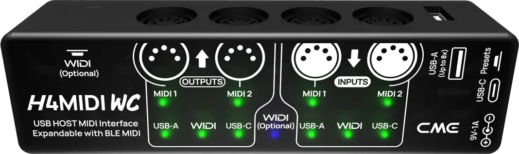 CME Pro H4MIDI WC USB Host MIDI Interface CME Pro