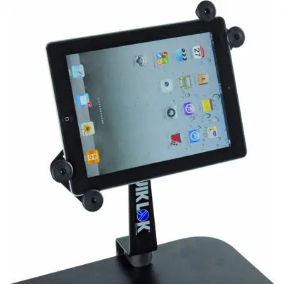 QuikLok IPS16 Table-mount universal tablet holder with locking system - Black QuikLok