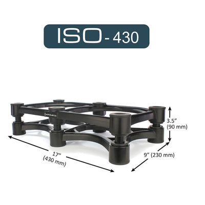 IsoAcoustics ISO-430 Monitor Acoustic Isolation Stand
