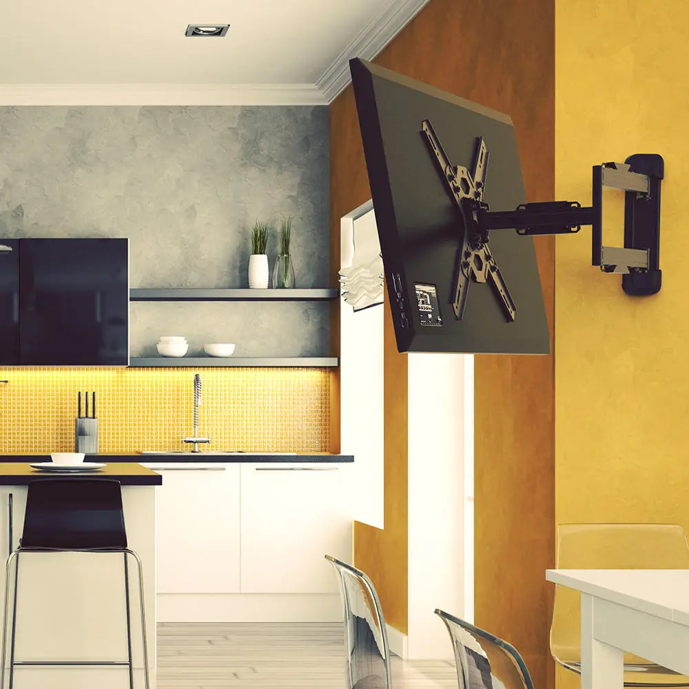 Kanto PS300 Full Motion TV Wall Mount for 25" - 75" TVs, Black Kanto