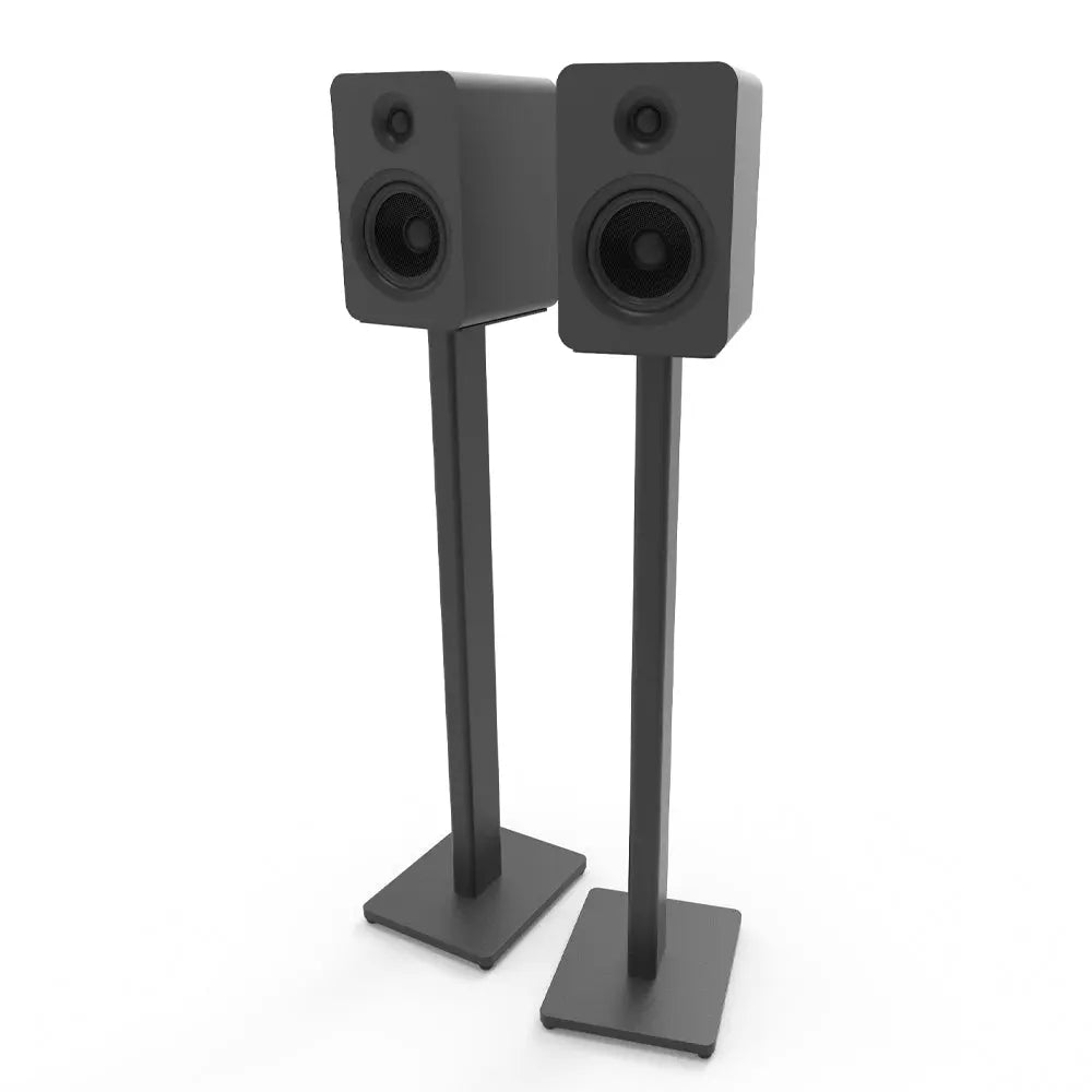Kanto ST34 34" Universal Bookshelf Speaker Floor Stand - Black, Pair Kanto