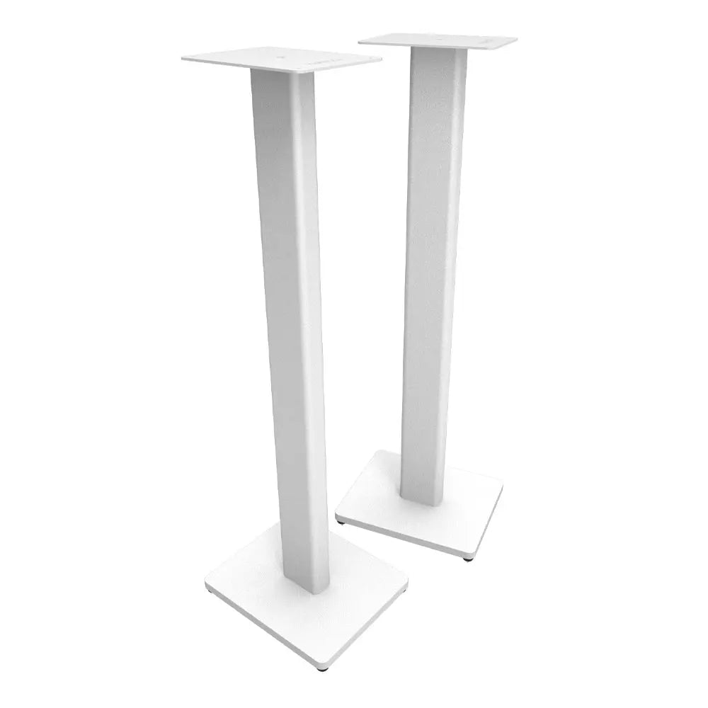 Kanto ST34W 34" Universal Bookshelf Speaker Floor Stand - White, Pair Kanto