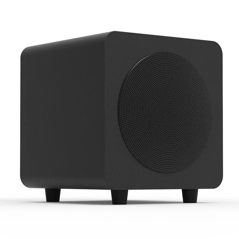 Kanto SUB6 200W 6" Sealed Powered Subwoofer, Matte Black Kanto