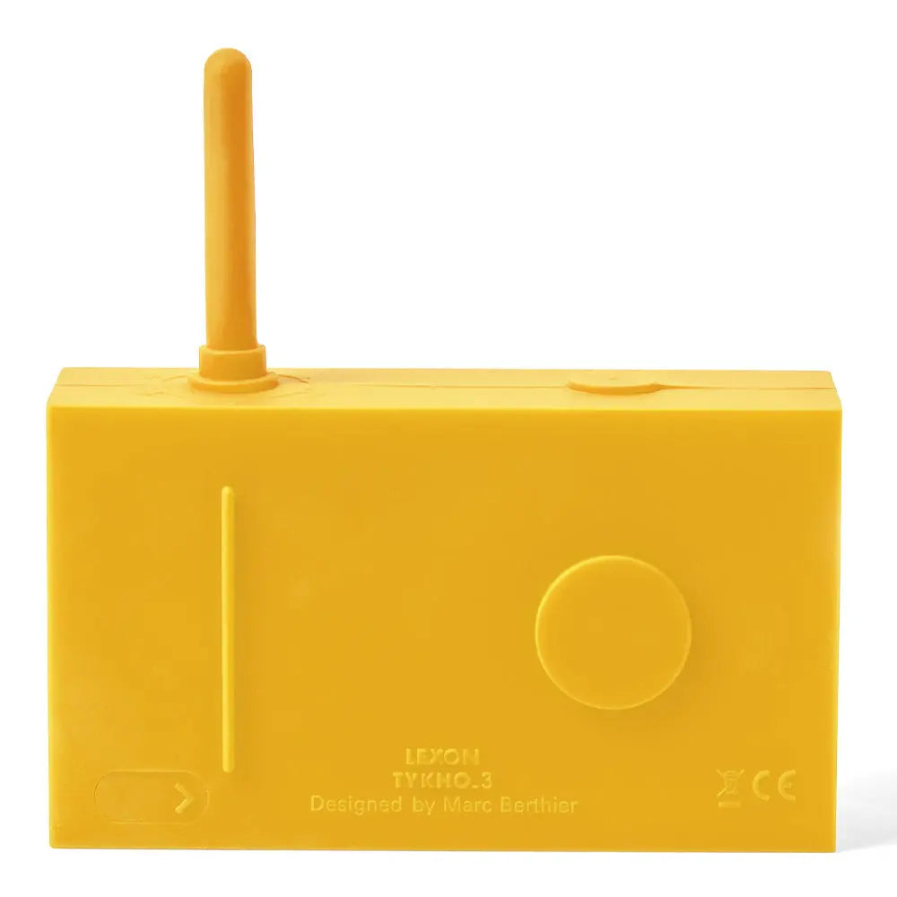 Lexon Thykho 3 Fm Radio & Bluetooth Speaker - Yellow Lexon