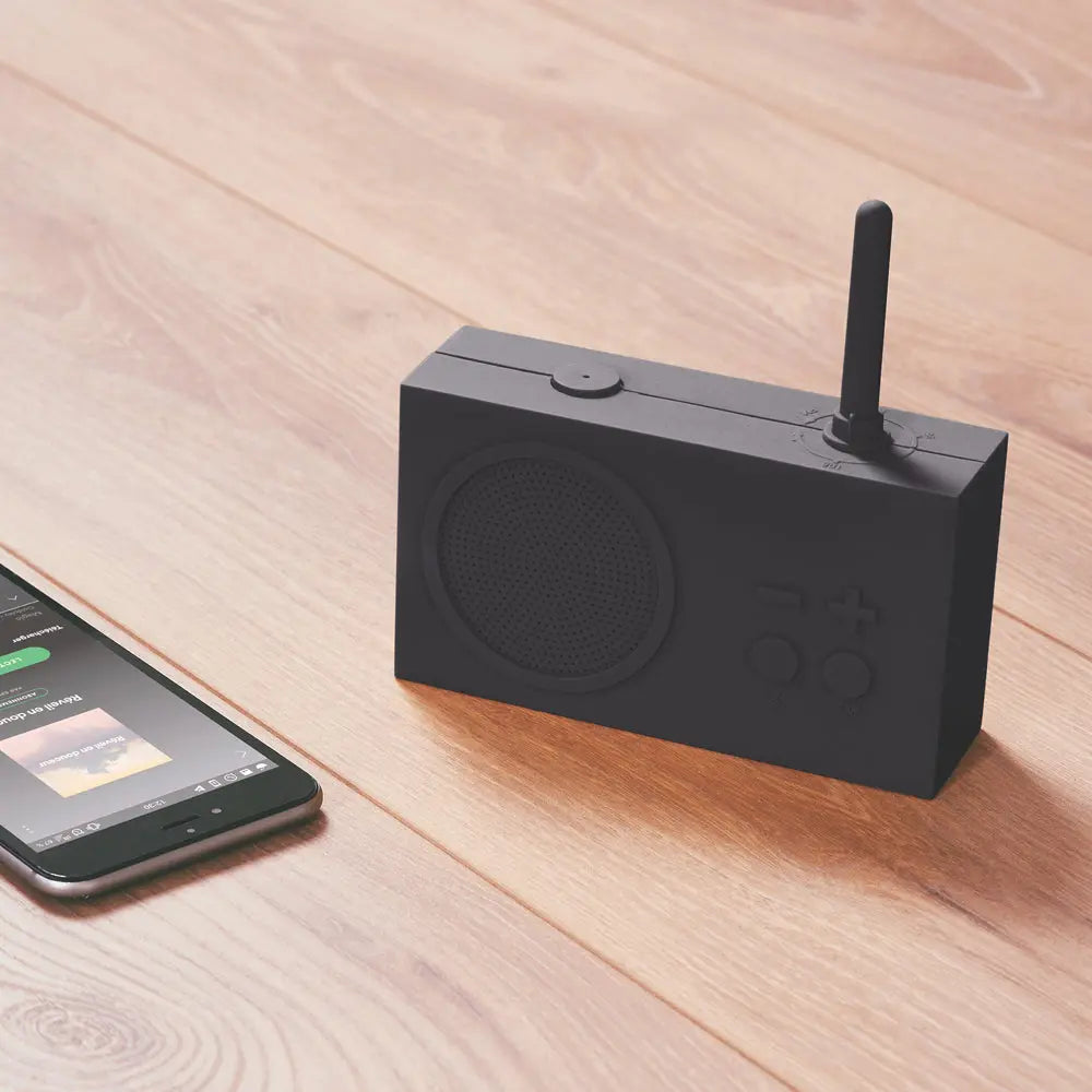 Lexon Thykho 3 Fm Radio & Bluetooth Speaker - Black Lexon