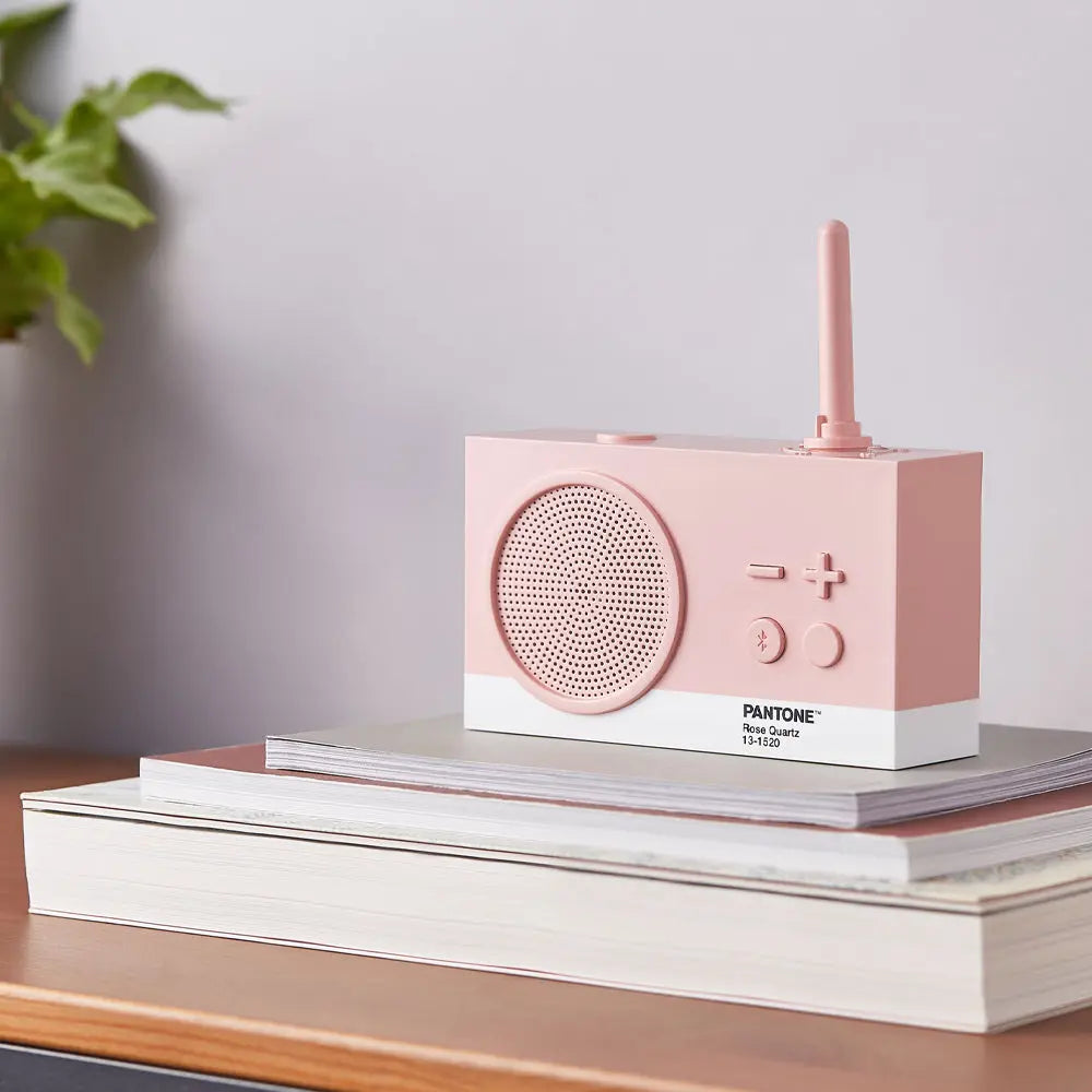 Lexon Thykho 3 Fm Radio & Bluetooth Speaker PANTONE - Rose Pink Lexon