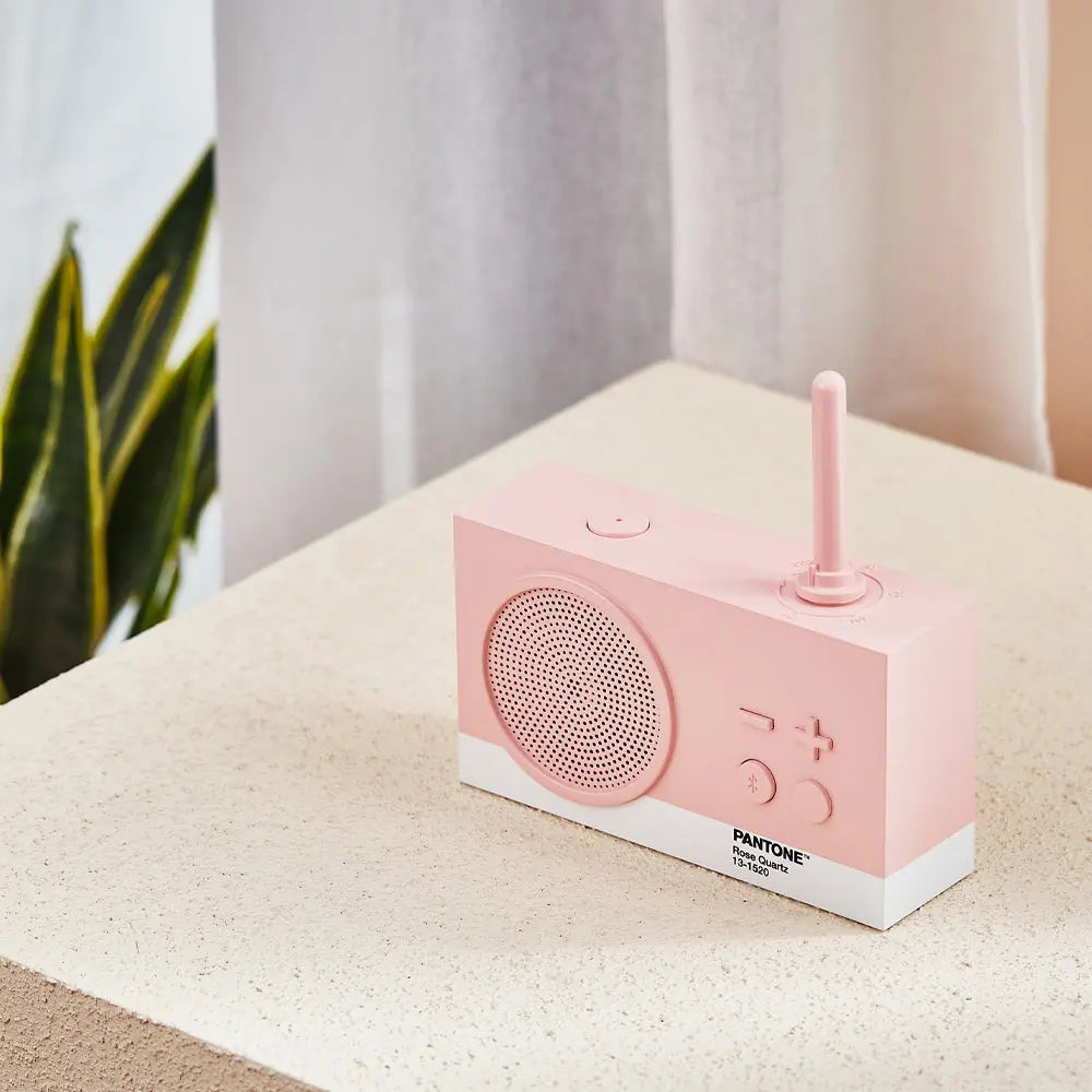 Lexon Thykho 3 Fm Radio & Bluetooth Speaker PANTONE - Rose Pink Lexon