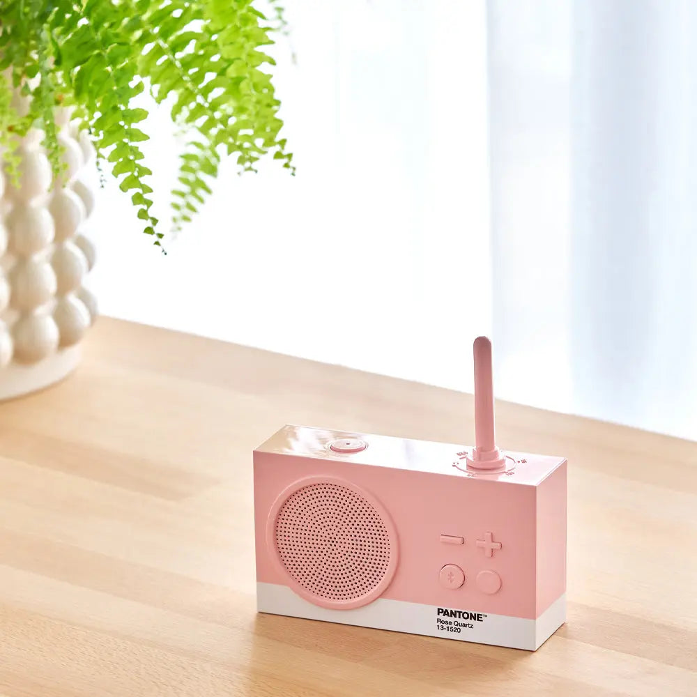 Lexon Thykho 3 Fm Radio & Bluetooth Speaker PANTONE - Rose Pink Lexon